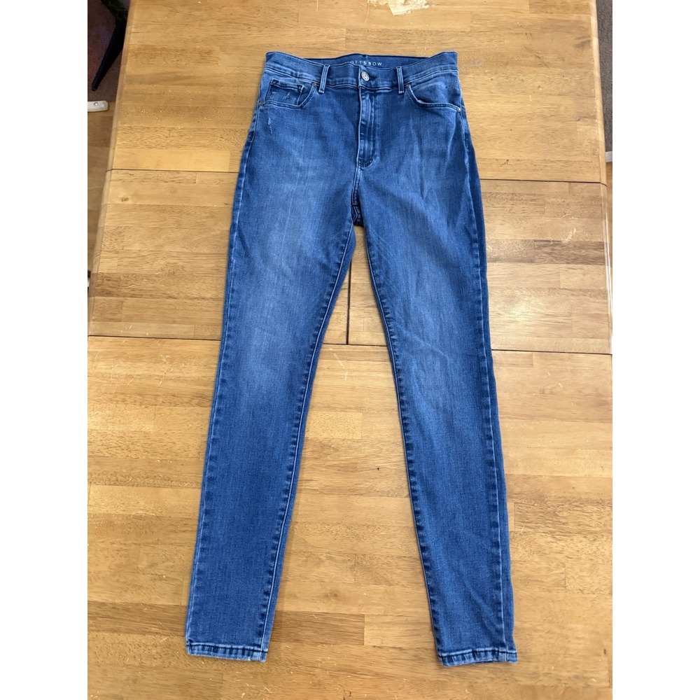 Mott & Bow Jeans Womens 29x30 High Rise Skinny Blue Denim